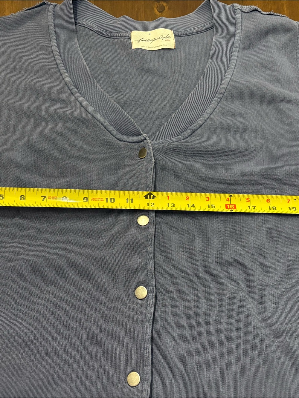 Free People Sleeveless Button-Front Top in Navy - Picture 4 of 7